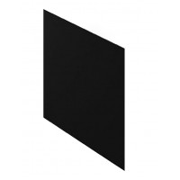 Бокова панель для ванни Polimat 70 см, чорний (00862) Бокова панель для ванни Polimat 70 см, чорний (00862)