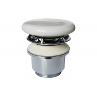 Донний клапан Villeroy&Boch з керамічною кришкою, білий (6803001) Донний клапан Villeroy&Boch з керамічною кришкою, білий (6803001)