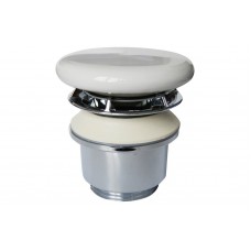 Донний клапан Villeroy&Boch з керамічною кришкою, білий (6803001)