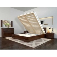 Двоспальне ліжко Арбор Древ Далі Люкс з підйомним механізмом 180х200 бук (DLB180)