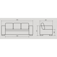Прямий диван Embawood Атланта (EW-27)