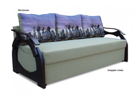 Прямий диван ТМ Віка Скіл A розкладний (VK-105)