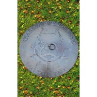 Кришка з гравіруванням для мангалу-сковороди ДекоДім діаметром 30 см (SH-PA-104)