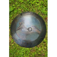 Кришка з гравіруванням для мангалу-сковороди ДекоДім діаметром 30 см (SH-PA-104)