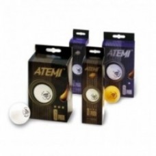Мячики для настільного тенісу Atemi 3* 6шт, білі (NTTB3-6) Мячики для настільного тенісу Atemi 3* 6шт, білі (NTTB3-6)