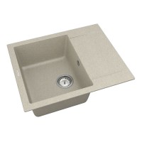 Кухонна мийка Vancor Orman OMP 02.61, 610x495 мм, Terra + Сифон Vankor Стандарт