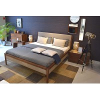 Двоспальне ліжко WoodSoft Varna 140x200, вільха (Varna140200VIL)