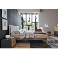 Двоспальне ліжко WoodSoft Varna 140x200, вільха (Varna140200VIL)