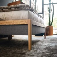 Двоспальне ліжко WoodSoft Varna 140x200, вільха (Varna140200VIL)