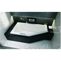 Ванна Riho Geta асиметрична 160x90 cм, R + ніжки (BA86)