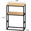 Барний стіл Метал-дизайн Модуль Максі (MT-BS-MM1)