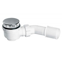 Сифон для душових піддонів McAlpine 50 з хромованою кришкою (HC252570В)
