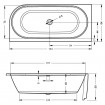 Акрилова ванна Riho Desire Corner 180x84 см, R, без ніжок (BD05)