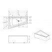 Акрилова ванна Riho Still Smart ELITE (PLUG & PLAY) 170x110 см, R, без ніжок (BD15005)