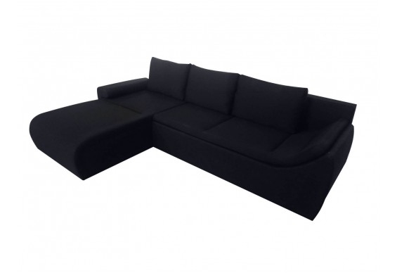 Кутовий диван Fabene Рома / Roma, кут 7 чорний (FAB1058)