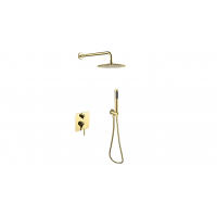 Душовий набір Besco Decco / Illusion II ultra slim, золотий (BP-DIII-ZL)