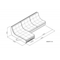 Кутовий диван Елегант Benefit 10 / Бенефіт 10 (BN-F-10)
