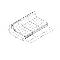 Кутовий диван Елегант Benefit 1 / Бенефіт 1 (BN-F-1)