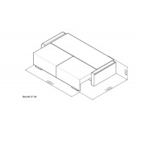 Прямий диван Елегант Benefit 37 / Бенефіт 37 (BN-F-37)