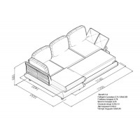 Кутовий диван Елегант Benefit 3 / Бенефіт 3 (BN-F-3)