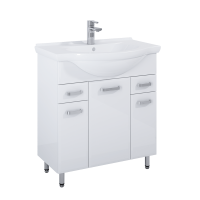 Підлогова тумба під умивальник Elita Amigo Rio 75 3D 2S, white (166742) Підлогова тумба під умивальник Elita Amigo Rio 75 3D 2S, white (166742)