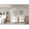 Підвісна тумба під умивальник Elita Barcelona 60 2S, white (164343)