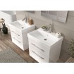 Підвісна тумба під умивальник Elita Barcelona 60 2S, white (164343)