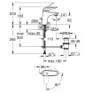 Змішувач для умивальника Grohe Eurostyle S-size, білий (23709LS3)