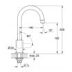 Змішувач для кухні Grohe BauFlow, хром (31220000)