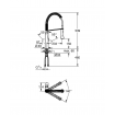 Змішувач для кухні Grohe K7, графіт матовий (31379AL0)