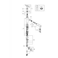 Змішувач для кухні Grohe Concetto, хром (30273001)