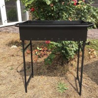 Мангал Сталевар на 9 шампурів товщиною 3 мм з розбірними ніжками (STV-3)