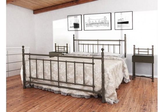 Двоспальне ліжко Метал-дизайн Bella-Letto Неаполь 160x190 (MT-BL-D-N1)