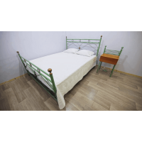 Двоспальне ліжко Метал-дизайн Bella-Letto Віченца 180x200 (MT-BL-D-V4) Двоспальне ліжко Метал-дизайн Bella-Letto Віченца 180x200 (MT-BL-D-V4)