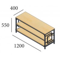 Тумба під телевізор Метал-дизайн Квадро (MT-TV-K)