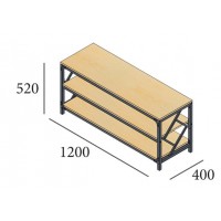 Тумба під телевізор Метал-дизайн Ромбо (MT-TV-R)