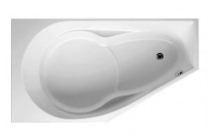 Акрилова ванна Riho Yukon асиметрична 160x90 см, R , без ніжок (BA34)
