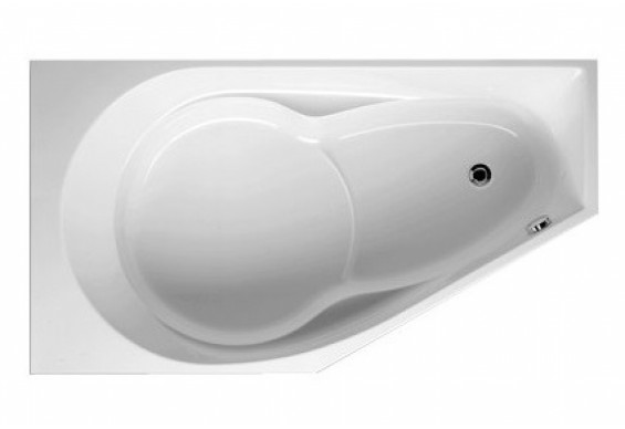 Акрилова ванна Riho Yukon асиметрична 160x90 см, R , без ніжок (BA34)