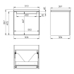 Підвісна тумба з умивальником Elita Serenity 50 1S (165849)